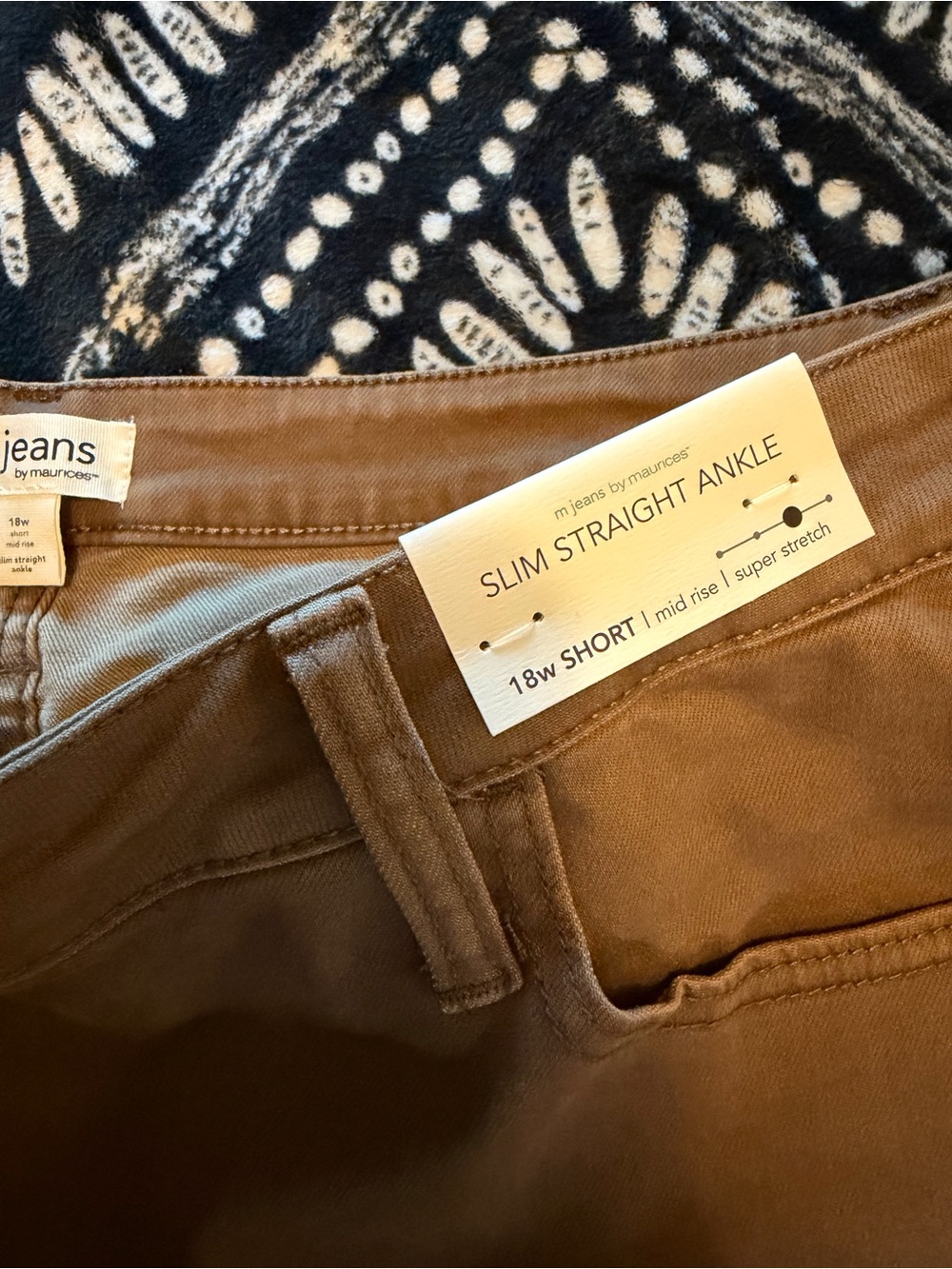 Maurices Slim Straight Ankle Jeans - Brown